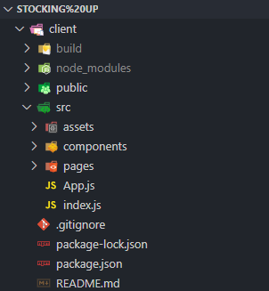 Client folder structure